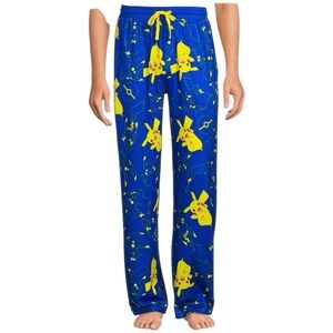 Pokemon Pikachu Men's & Big Men's All Over Print Sleep Pants, size: 2XL